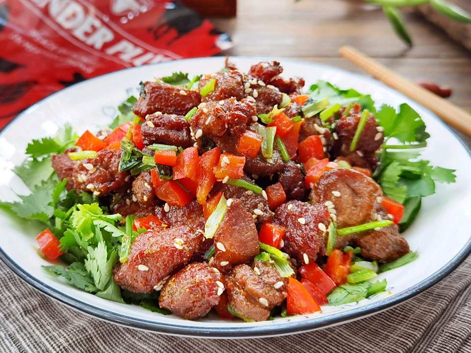 香辣孜然羊肉粒